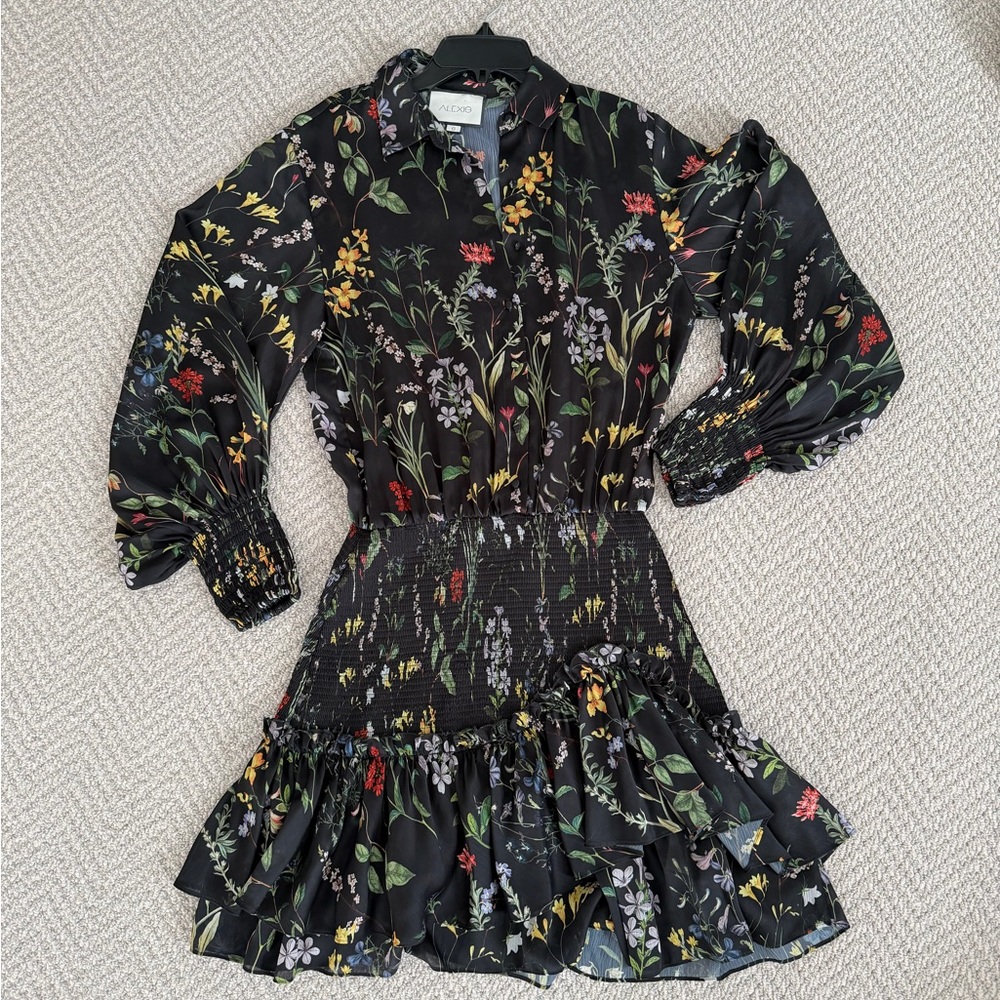Alexis floral print knee length dress - Picture 4 of 11